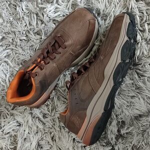 New Skechers relaxed fit air cooled memory foam gogamat arch men's shoes size 12